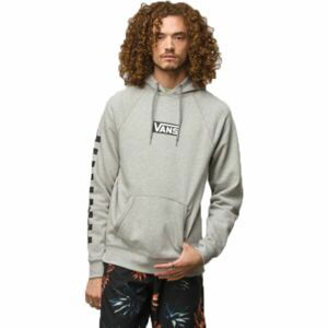 Vans VERSA STANDARD HOODIE Pánská mikina, šedá, velikost M