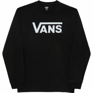 Vans CLASSIC Pánské tričko s dlouhým rukávem, černá, velikost XXL