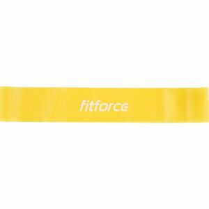 Fitforce EXELOOP SOFT Posilovací guma, žlutá, velikost UNI