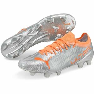 Puma ULTRA 1.4 FG/AG Pánské kopačky, stříbrná, velikost 46.5