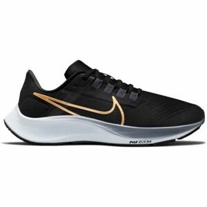 Nike AIR ZOOM PEGASUS 38 W Dámská běžecká obuv, Černá,Hnědá,Bílá, velikost 9.5