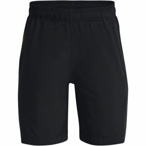 Under Armour WOVEN GRAPHIC SHORTS Chlapecké kraťasy, černá, veľkosť L