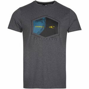 O'Neill BREAKER O'NEILL HYBRID T-SHIRT Pánské tričko, Tmavě šedá, velikost L