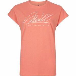 O'Neill SCRIPT T-SHIRT Dámské tričko, oranžová, velikost M