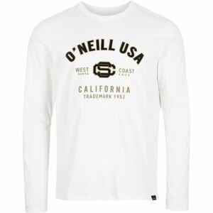 O'Neill STATE L/SLV T-SHIRT Pánské triko s dlouhým rukávem, bílá, velikost L