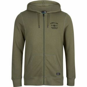 O'Neill STATE FZ HOODIE Pánská mikina, Khaki, velikost XS