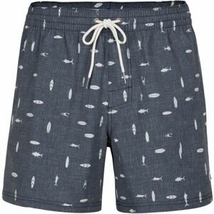 O'Neill MINI PRINT SHORTS Pánské šortky, tmavě šedá, velikost M