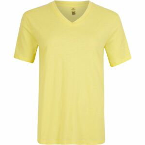 O'Neill ESSENTIALS V-NECK T-SHIRT Dámské tričko, žlutá, velikost L