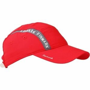 Finmark FNKC623 Dětská sportovní čepice, červená, velikost UNI