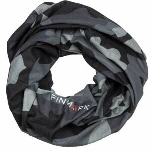 Finmark FS-227 Multifunkční šátek, Černá,Tmavě šedá,Šedá, velikost UNI