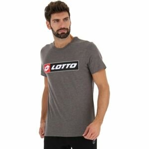 Lotto LOGO TEE Pánské tričko, šedá, veľkosť XXL