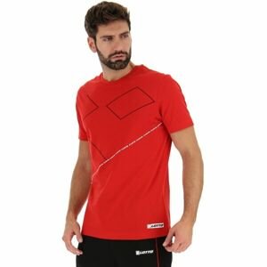 Lotto LOGO VIII TEE Pánské tričko, červená, veľkosť XL