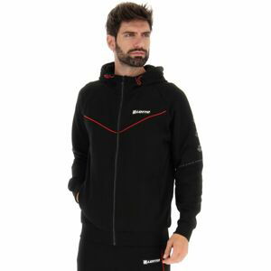 Lotto LOGO VIII FULL-ZIP HOODIE Pánská mikina, černá, velikost