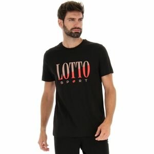 Lotto TEE SUPRA VI Pánské tričko, černá, velikost S