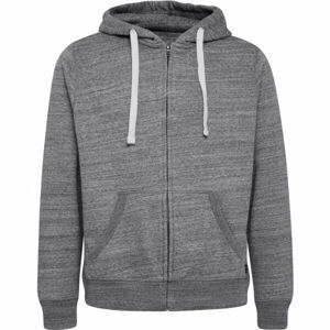 BLEND ZIPHOODIE-SWEAT Pánská mikina, tmavě šedá, veľkosť XL