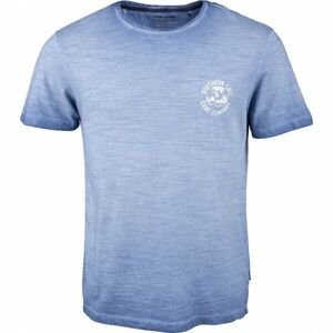 BLEND T-SHIRT SS Pánské tričko, Světle modrá,Bílá, velikost L