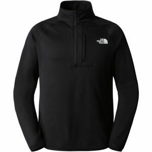 The North Face M CANYONLANDS 1/2 ZIP Pánská flísová mikina, černá, velikost S