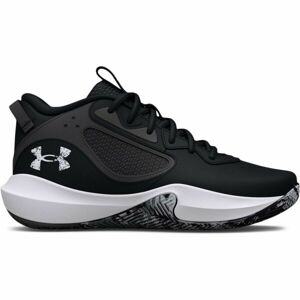 Under Armour LOCKDOWN 6 Pánská basketbalová obuv, černá, veľkosť 42.5