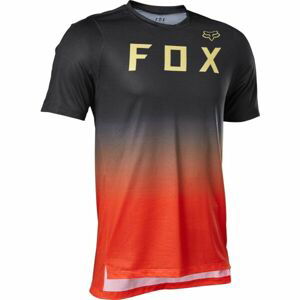 Fox FLEXAIR SS Pánský dres na kolo, Tmavě modrá,Červená,Žlutá, velikost M