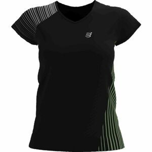 Compressport PERFORMANCE SS TSHIRT Dámské běžecké triko, černá, veľkosť S