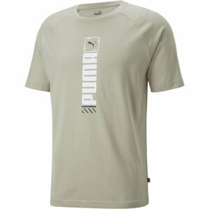 Puma GRAPHIC TEE Pánské triko, béžová, velikost L