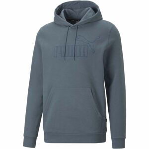 Puma ESSENTIALS ELEVATED HOODIE Pánská mikina, modrá, veľkosť L