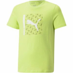 Puma ACTIVE SPORT TEE Dětské triko, světle zelená, veľkosť 128