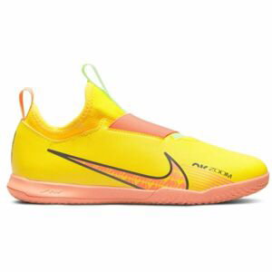 Nike JR ZOOM MERCURIAL VAPOR 15 ACADEMY IC Dětské sálovky, žlutá, velikost 35