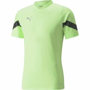 Puma TEAMFINAL TRAINING JERSEY Pánské sportovní triko, světle zelená, velikost L