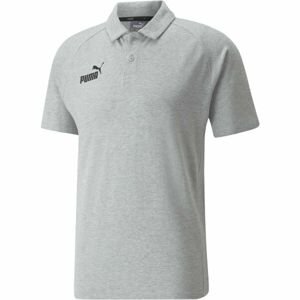 Puma TEAMFINAL CASUALS POLO Pánské triko, šedá, velikost M