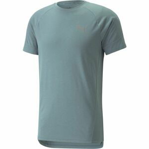 Puma EVOSTRIPE TEE Pánské triko, Modrá, velikost XXXL