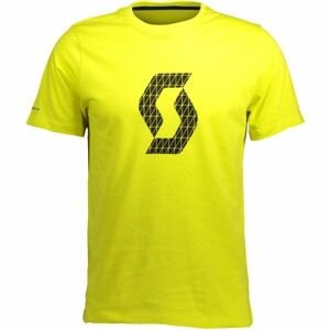 Scott ICON FT S/SL Pánské triko, žlutá, velikost L