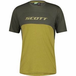 Scott TRAIL FLOW DRI SS Pánské cyklistické triko, žlutá, velikost XL