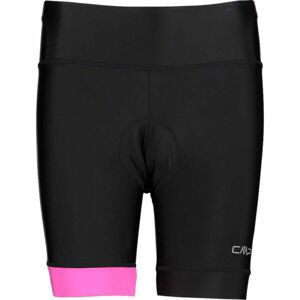 CMP BIKE SHORTS W Dámské elastické cyklistické kraťasy, Černá, velikost 38