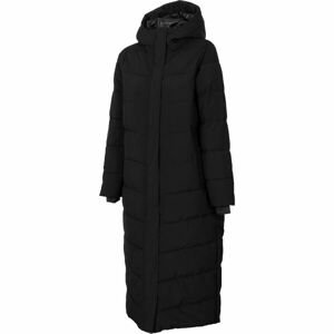 4F DOWN JACKET Dámský péřový kabát, černá, veľkosť M