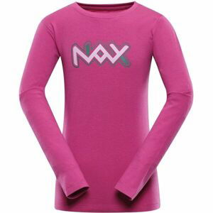 NAX PRALANO Dětské bavlněné triko, růžová, veľkosť 128-134