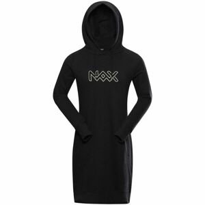 NAX SURGATA Dámské bavlněné šaty, černá, velikost M