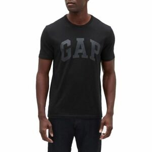 GAP V-BASIC LOGO T Pánské tričko, černá, velikost M