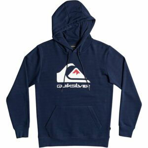 Quiksilver BIG LOGO HOOD Pánská mikina, tmavě modrá, velikost S