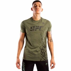 Venum UFC AUTHENTIC FIGHT WEEK Pánské triko, khaki, veľkosť L