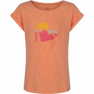 Hannah Dívčí tričko Dívčí tričko, oranžová, velikost 128