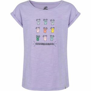 Hannah KAIA JR Dívčí tričko, fialová, velikost 128