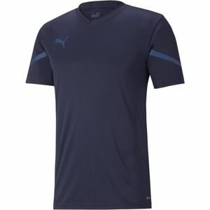 Puma TEAMFLASH JERSEY Pánské sportovní triko, tmavě modrá, velikost XXL
