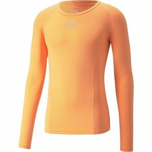 Puma LIGA BASELAYER LONG SLEEVE TEE Pánské funkční triko, oranžová, veľkosť L