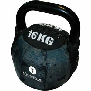 SVELTUS SOFT KETTLEBELL 16 KG Kettlebell, černá, veľkosť 16 KG