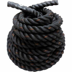 SVELTUS BATTLE ROPE L10 M Ø38 MM Posilovací lano, černá, veľkosť 10 M