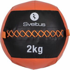 SVELTUS WALL BALL 2 KG Medicinbal, oranžová, veľkosť 2 KG