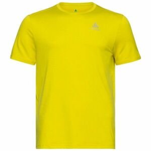 Odlo RUN EASY 365 T-SHIRT CREW NECK SS Pánské běžecké tričko, žlutá, velikost M