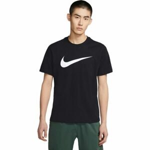 Nike NSW TEE ICON SWOOSH Pánské tričko, černá, velikost L