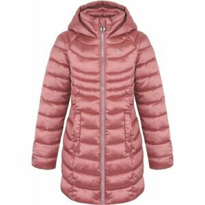 Loap ILLISA Dětský zimní kabát, růžová, velikost 122-128